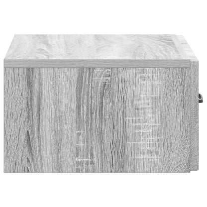 Wandbeugel Bedkast Grijs sonoma 49 x 34,5 x 20 cm Bewerkt hout