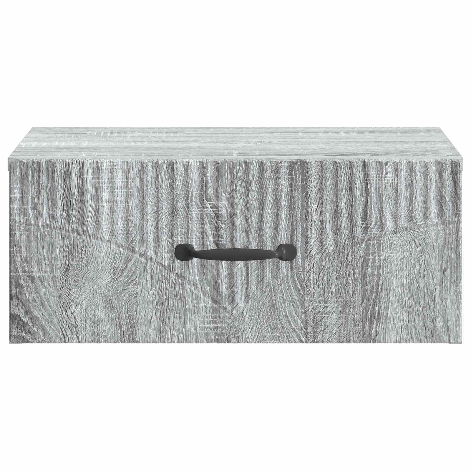 Wandbeugel Bedkast 2 pcs Grijs sonoma 49 x 34,5 x 20 cm
