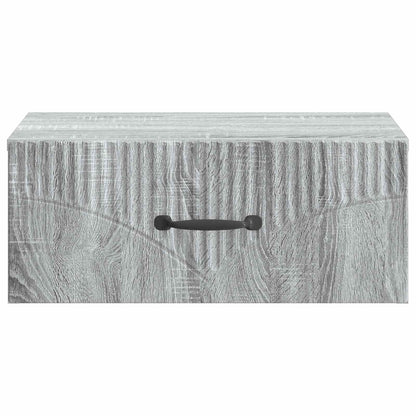 Wandbeugel Bedkast 2 pcs Grijs sonoma 49 x 34,5 x 20 cm