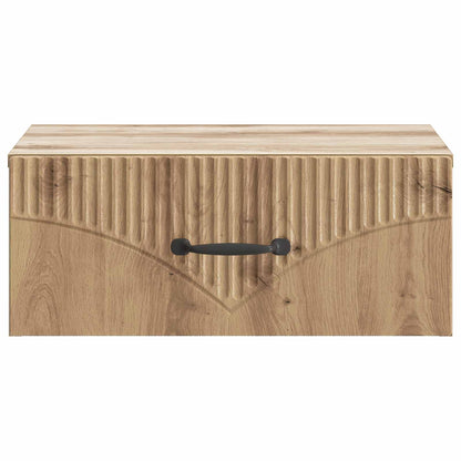 Wandbeugel Bedkast 2 pcs Artisanaal eiken 49 x 34,5 x 20 cm
