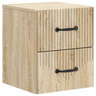 Wall Bracket Bed Cabinet Sonoma Oak 34.5 x 33 x 40 cm Engineered Wood
