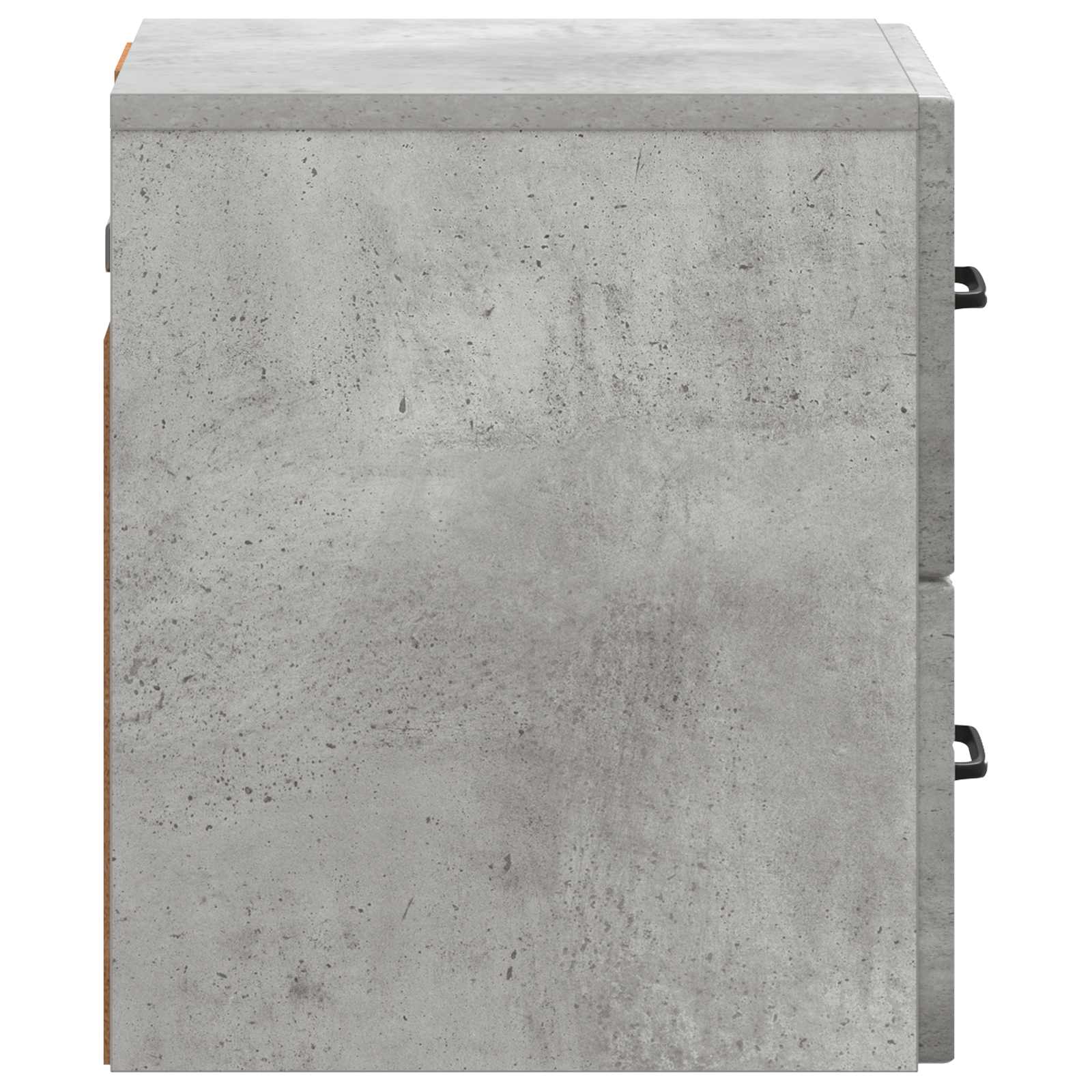 Wandbeugel Bedkast met lade 2 pcs Betongrijs 34,5 x 33 x 40 cm