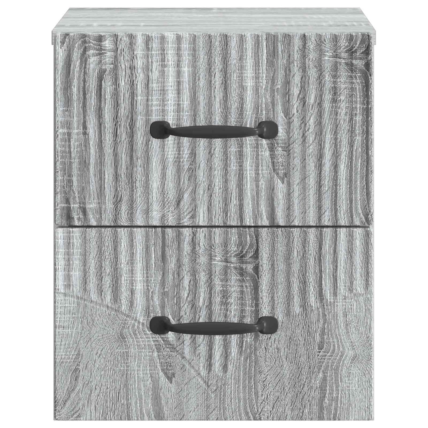 Wandbeugel Bedkast Grijs sonoma 34,5 x 33 x 40 cm Bewerkt hout