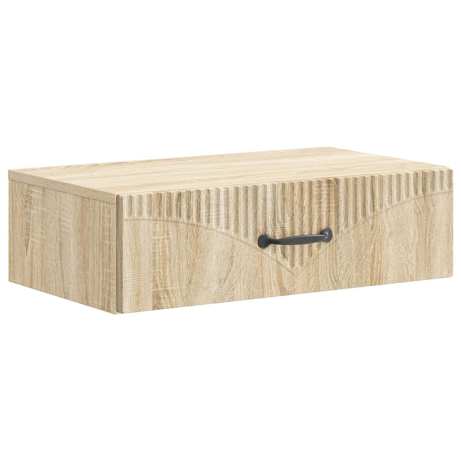 Wandmontage Zijtafel Sonoma Eiken 59 x 34,5 x 17 cm