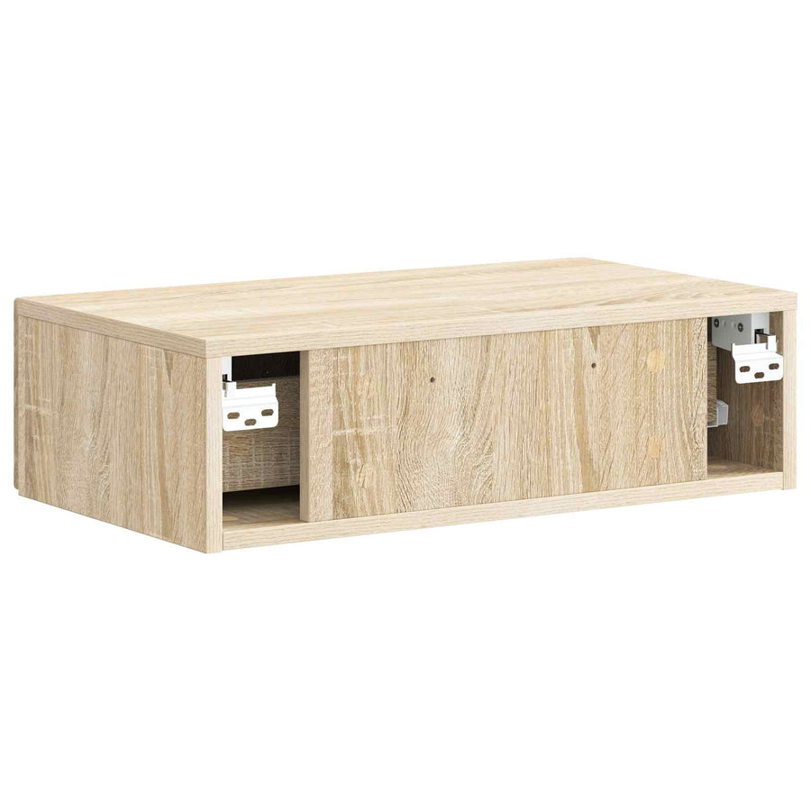 Wandmontage Zijtafel Sonoma Eiken 59 x 34,5 x 17 cm