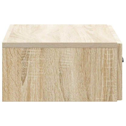 Wandmontage Zijtafel Sonoma Eiken 59 x 34,5 x 17 cm