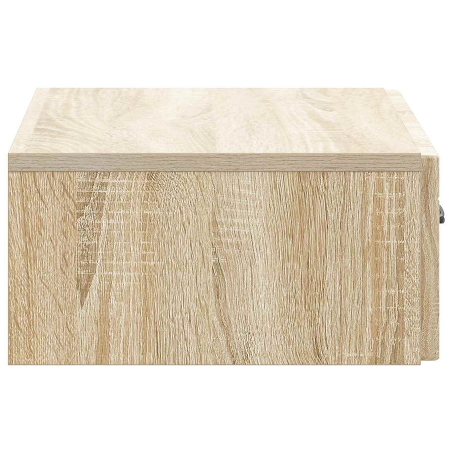 Wandmontage Zijtafel Sonoma Eiken 59 x 34,5 x 17 cm