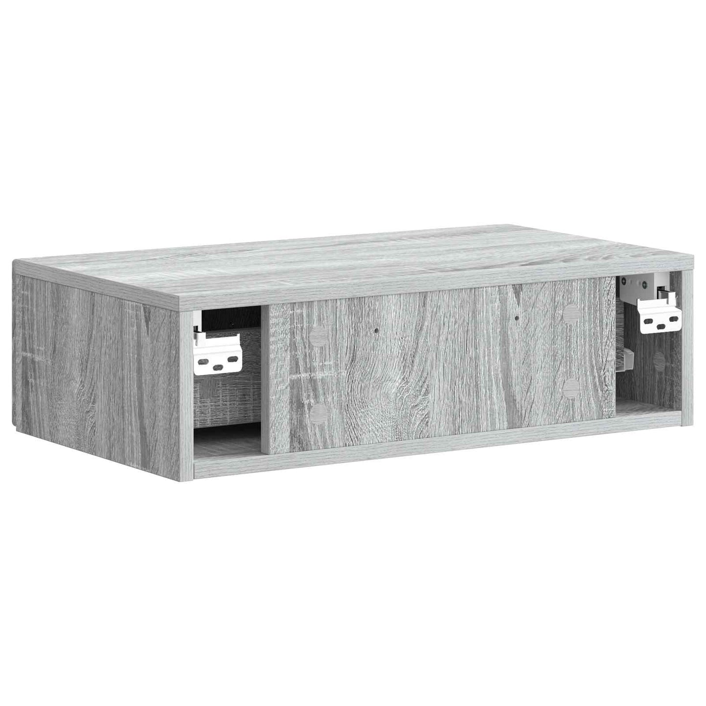 Wandmontage Zijtafel Grijs sonoma 59 x 34,5 x 17 cm