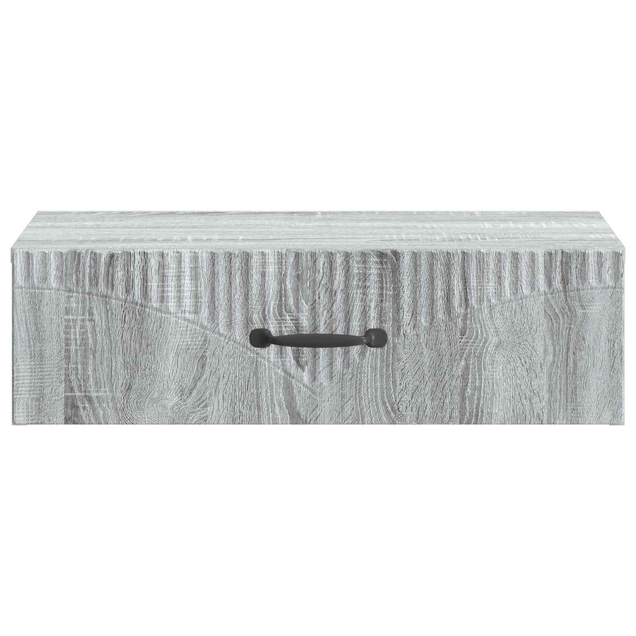 Wandmontage Zijtafel Grijs sonoma 59 x 34,5 x 17 cm