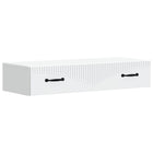 Wandtafel 87,5x34,5x17 cm wit bewerkt hout