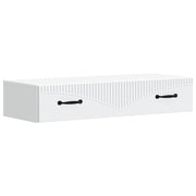 Wandtafel 87,5x34,5x17 cm wit bewerkt hout