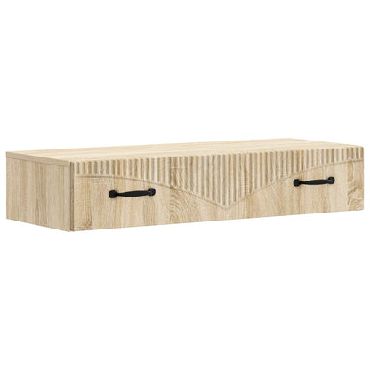 Wandmontage Zijtafel Sonoma Eiken 87,5 x 34,5 x 17 cm