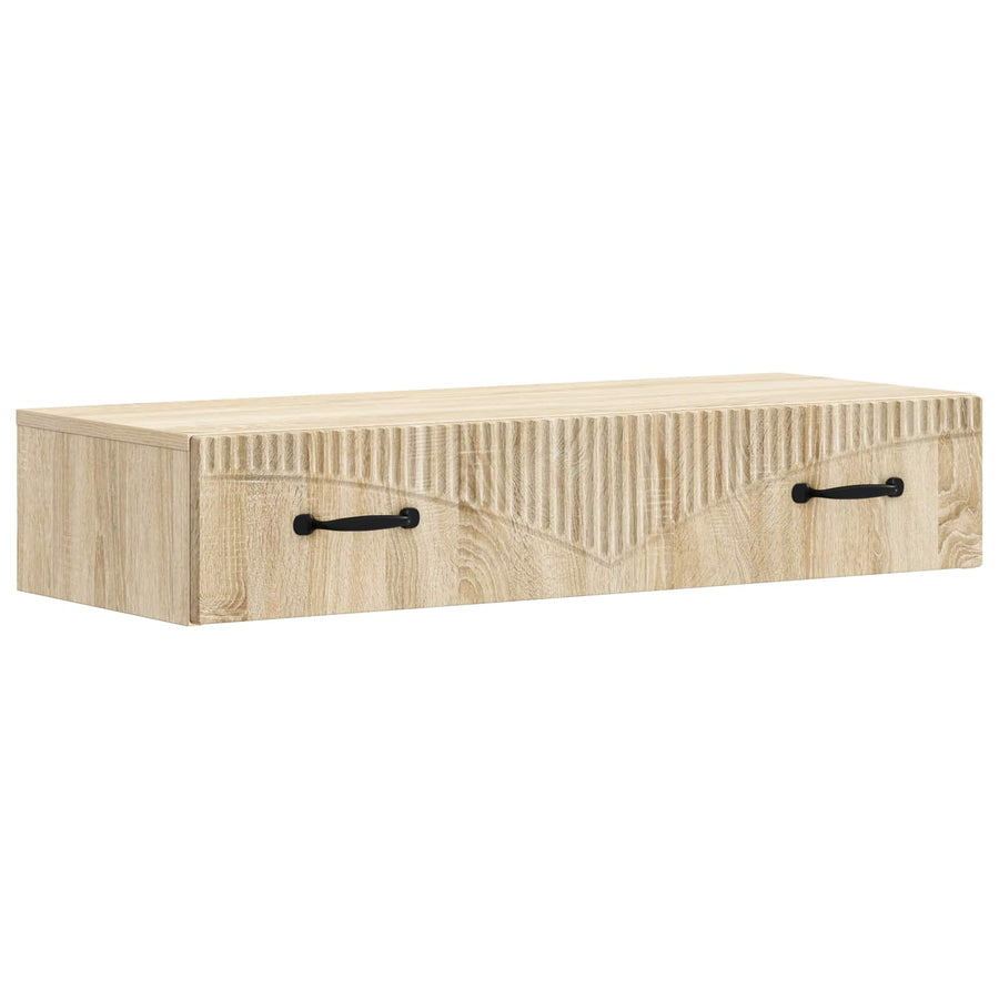 Wandmontage Zijtafel Sonoma Eiken 87,5 x 34,5 x 17 cm