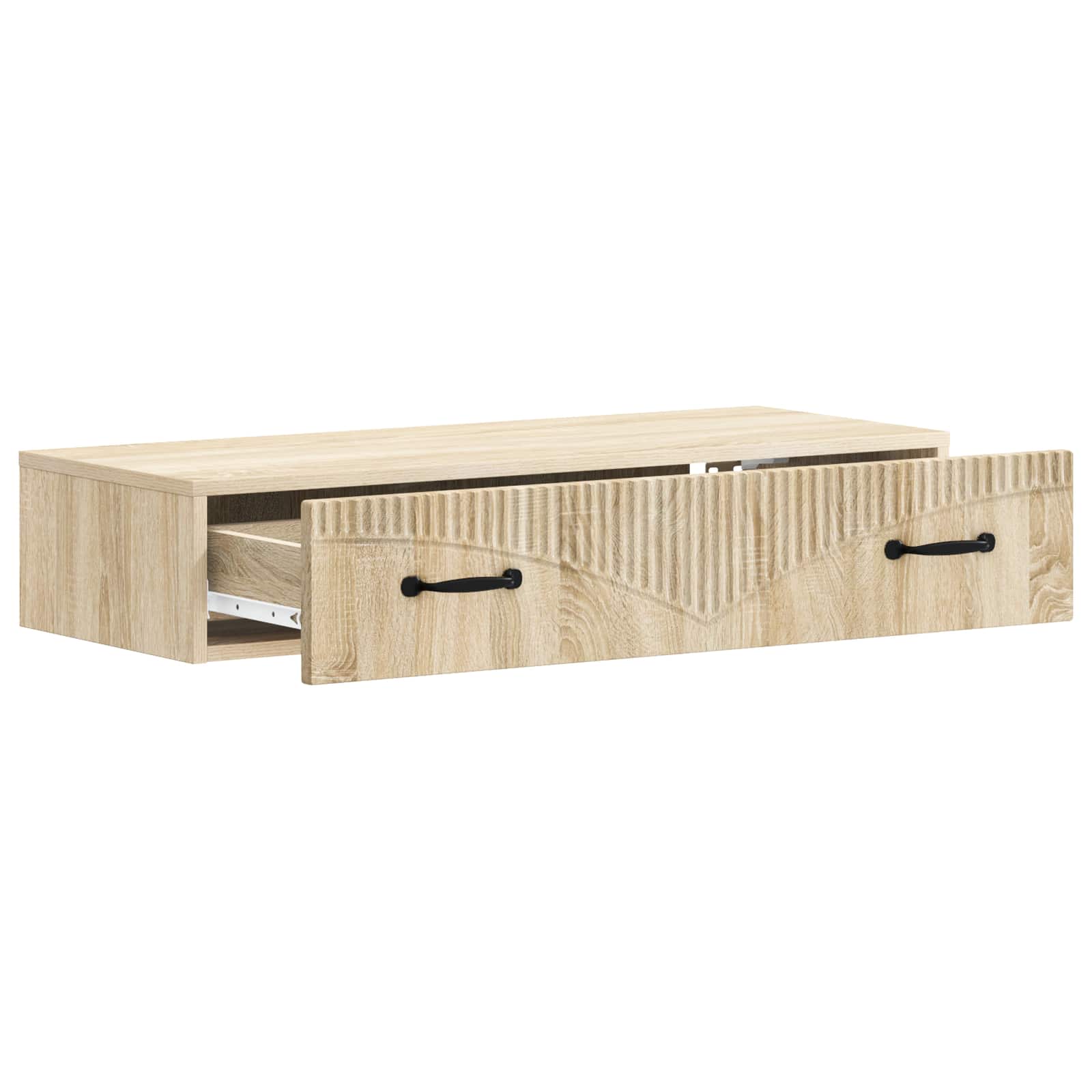 Wandmontage Zijtafel Sonoma Eiken 87,5 x 34,5 x 17 cm