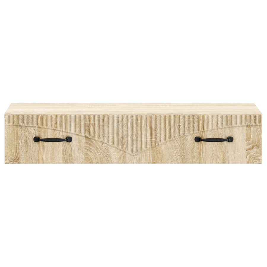 Wandmontage Zijtafel Sonoma Eiken 87,5 x 34,5 x 17 cm