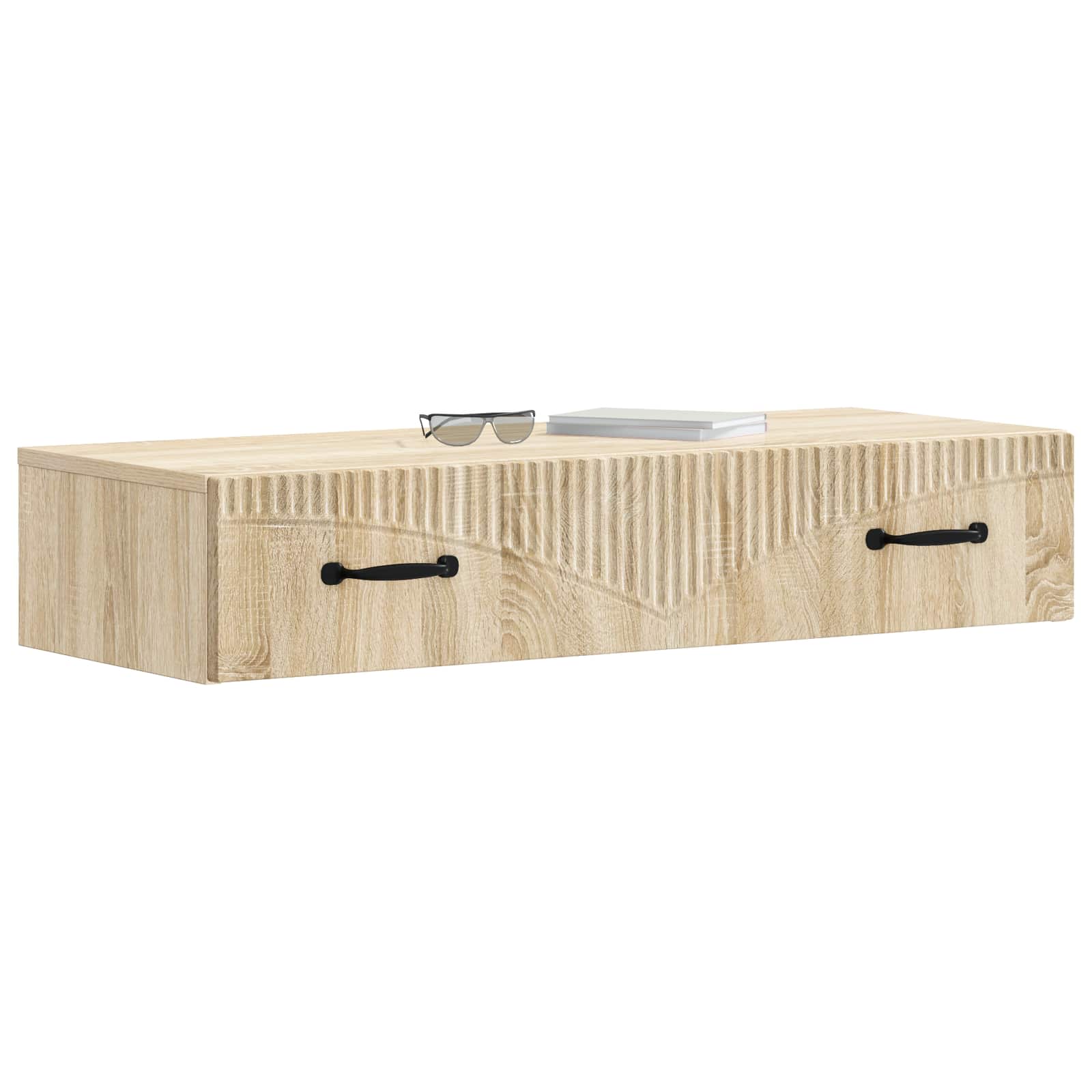 Wandmontage Zijtafel Sonoma Eiken 87,5 x 34,5 x 17 cm