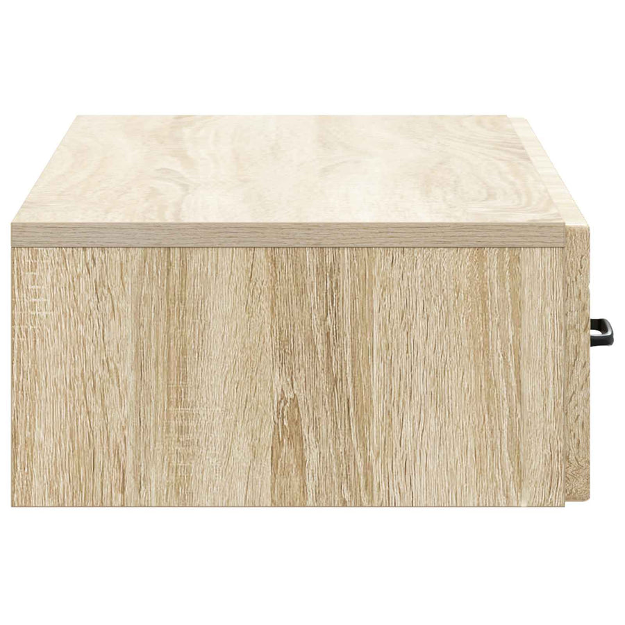 Wandmontage Zijtafel Sonoma Eiken 87,5 x 34,5 x 17 cm