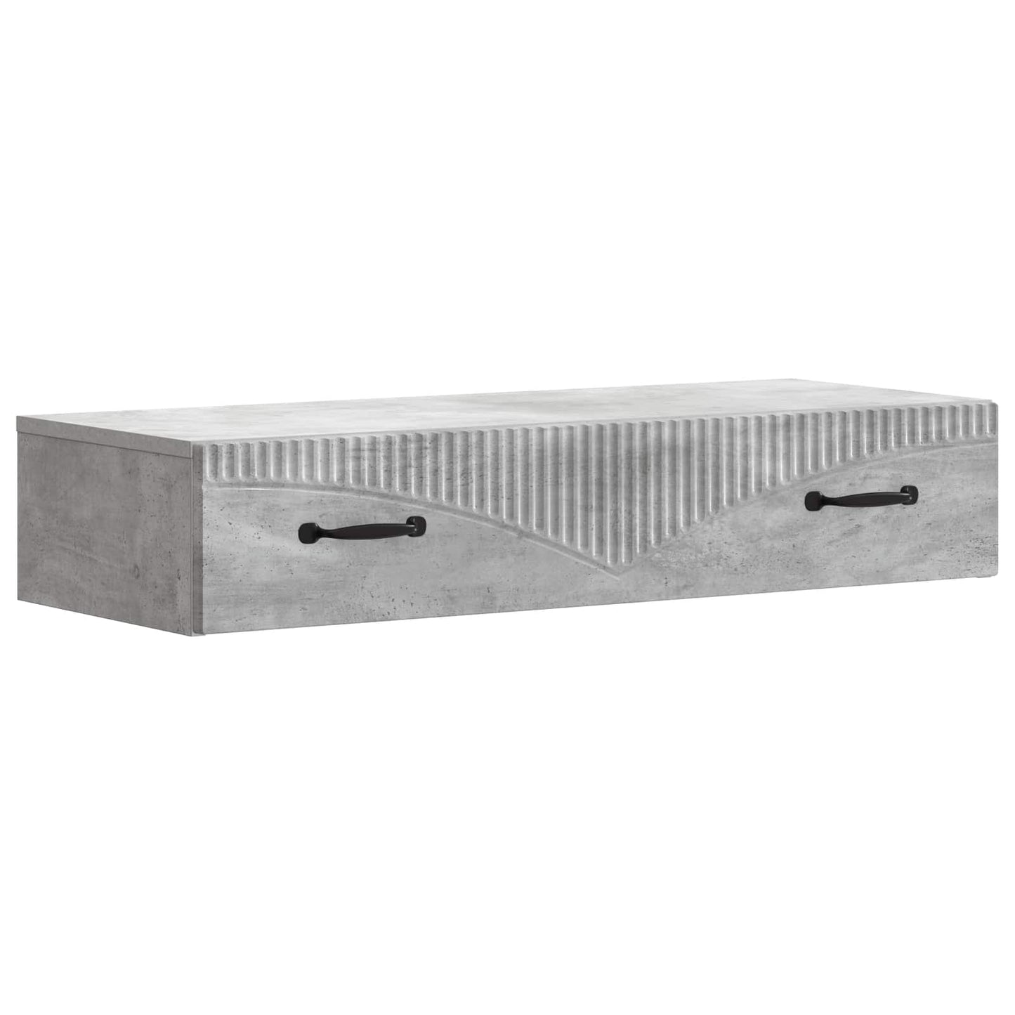 Wandmontage Zijtafel Betongrijs 87,5 x 34,5 x 17 cm