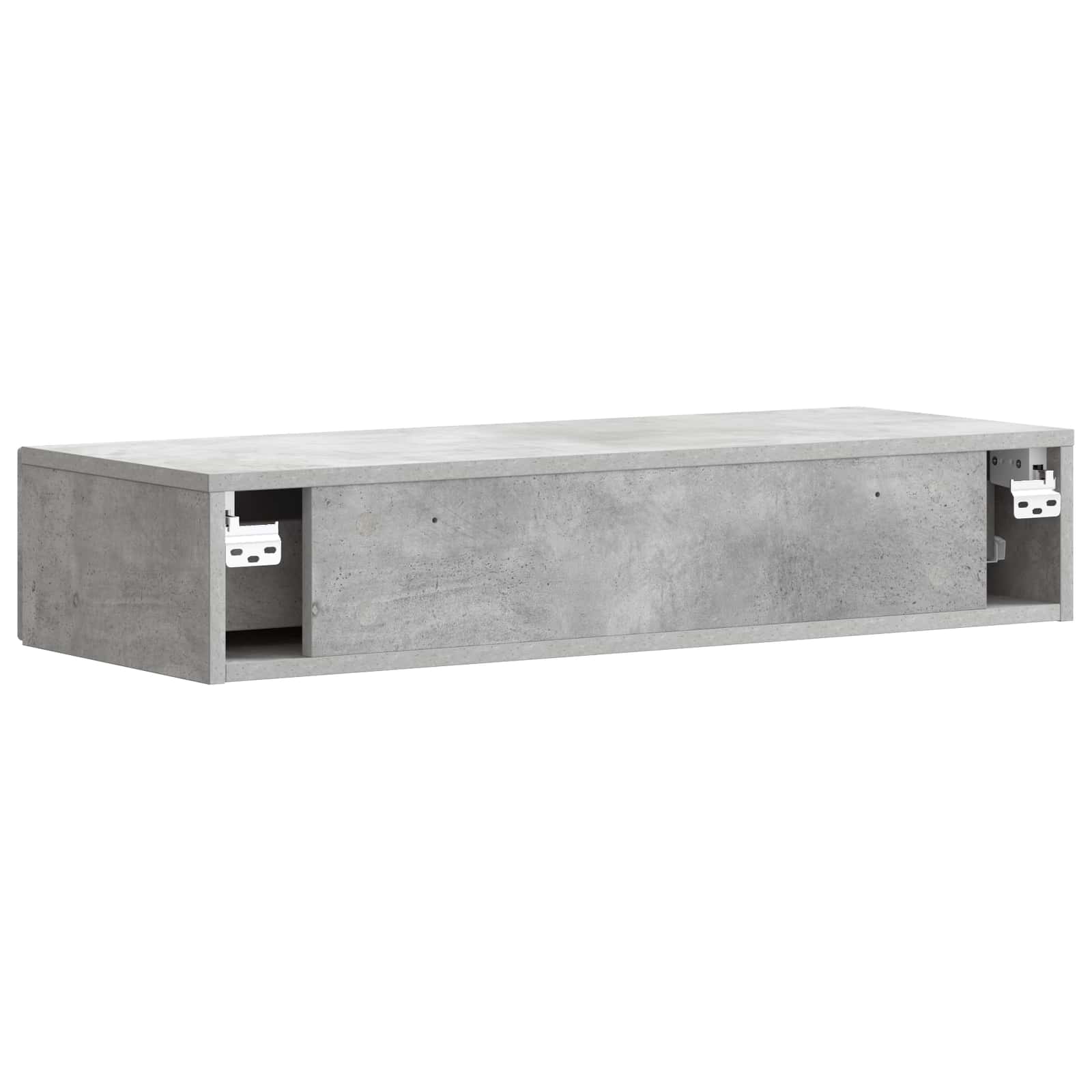 Wandmontage Zijtafel Betongrijs 87,5 x 34,5 x 17 cm