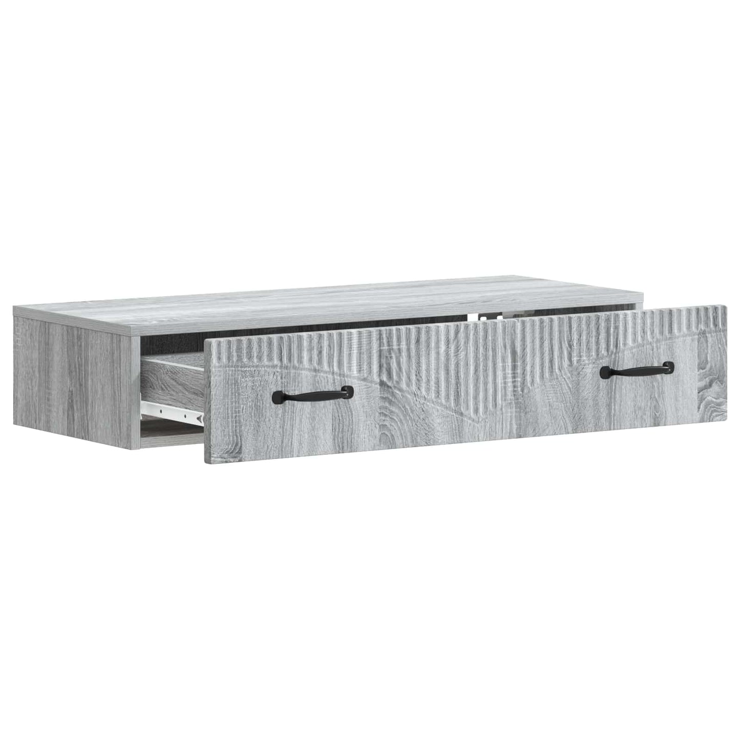 Wandmontage Zijtafel Grijs sonoma 87,5 x 34,5 x 17 cm