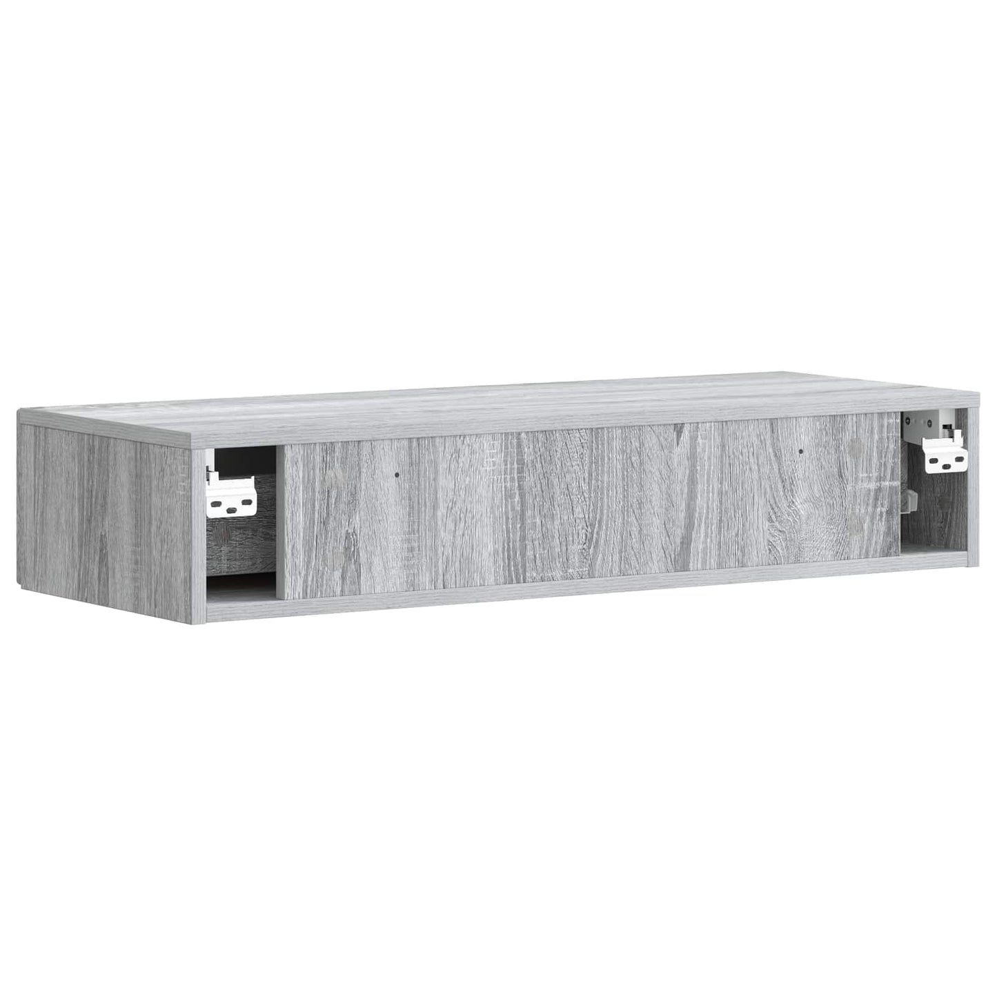Wandmontage Zijtafel Grijs sonoma 87,5 x 34,5 x 17 cm