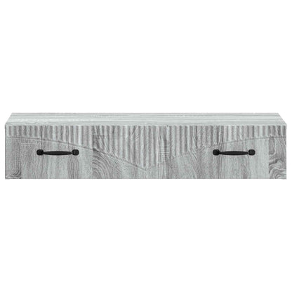 Wandmontage Zijtafel Grijs sonoma 87,5 x 34,5 x 17 cm