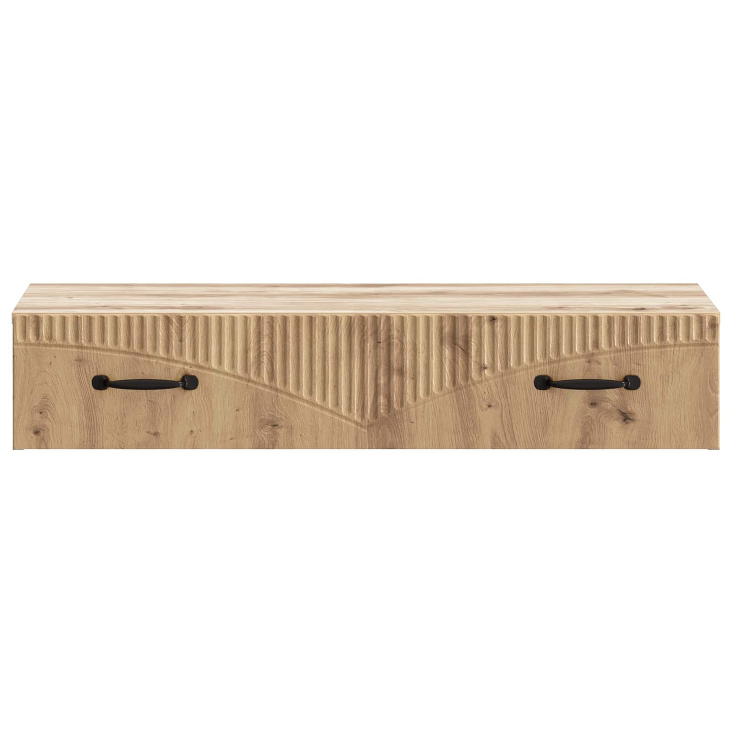 Wandmontage Zijtafel Artisanaal eiken 87,5 x 34,5 x 17 cm