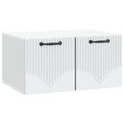 Tv-meubel 59,5x41x30 cm bewerkt hout wit