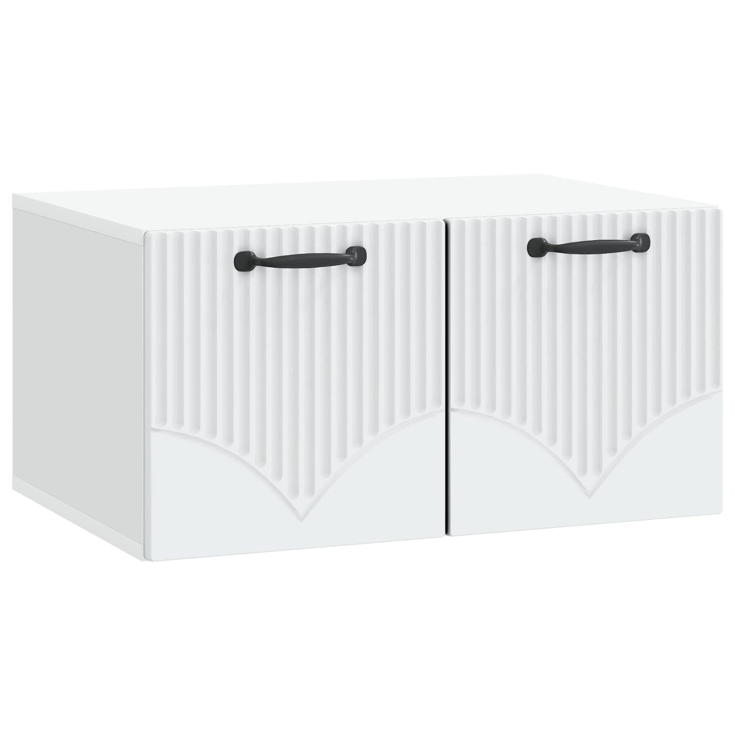 Wandbeugel TV-kast Wit 59,5 x 41 x 30 cm Bewerkt hout