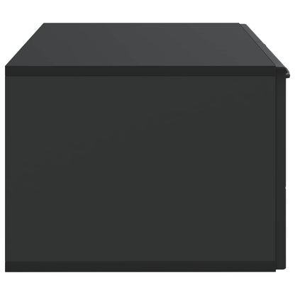 Wandbeugel TV-kast Zwart 59,5 x 41 x 30 cm Bewerkt hout