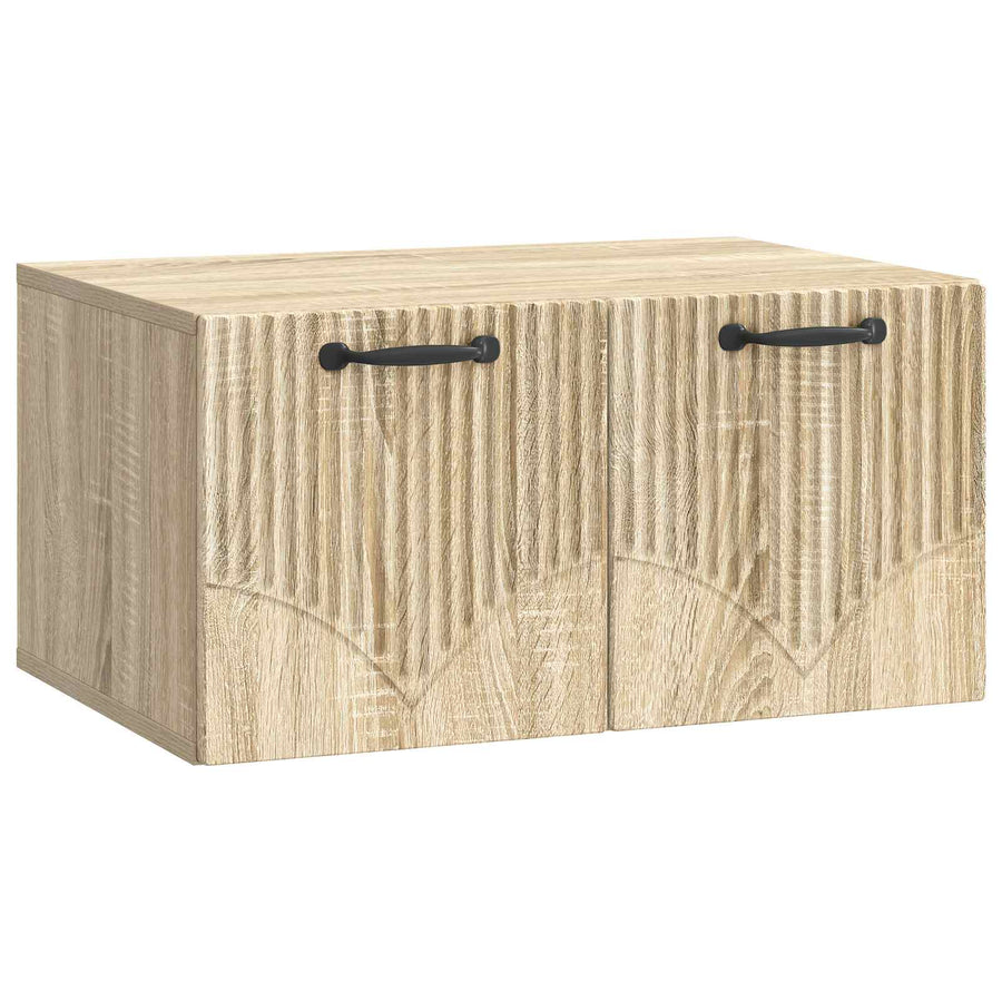 Wandbeugel TV-kast Sonoma Eiken 59,5 x 41 x 30 cm Bewerkt hout