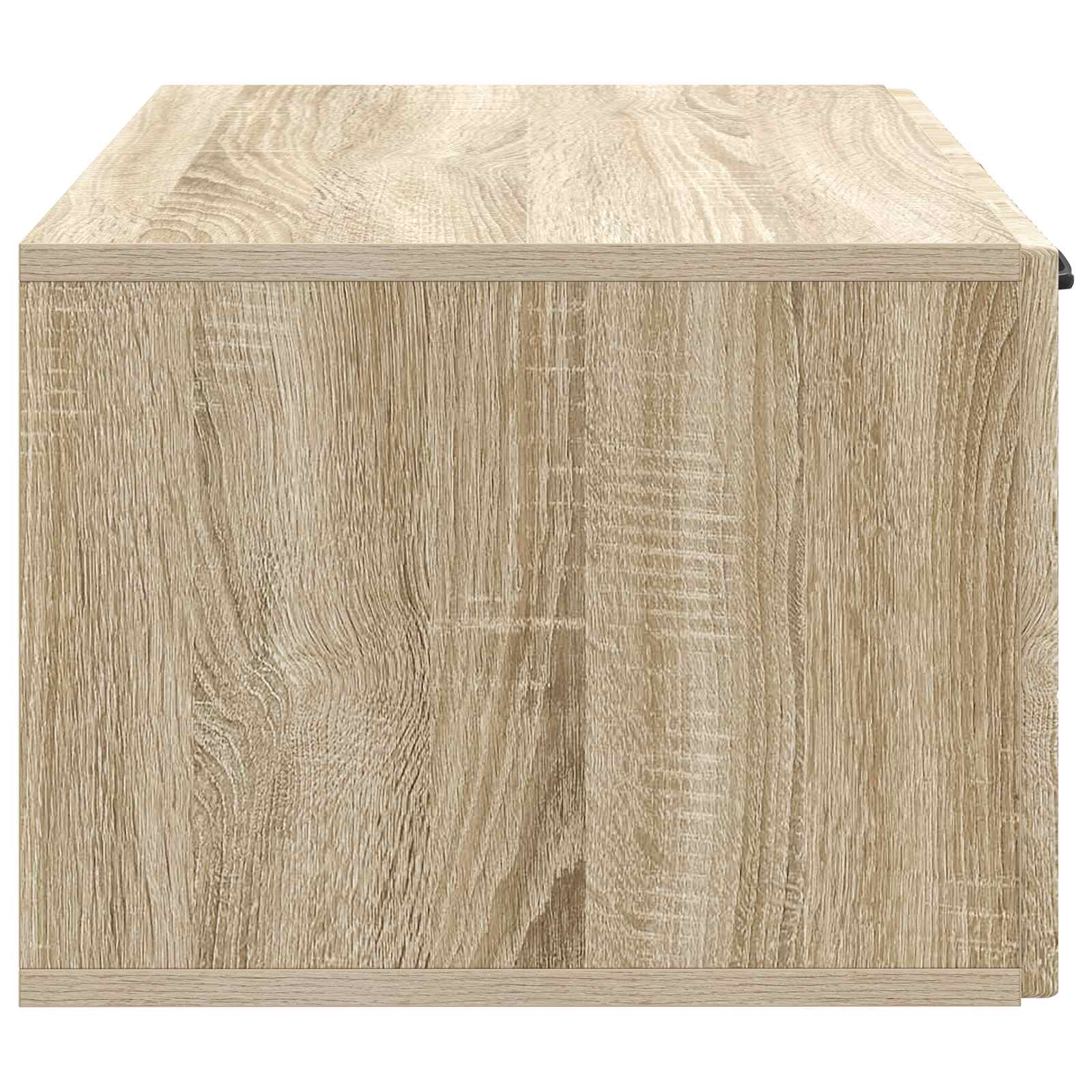 Wandbeugel TV-kast Sonoma Eiken 59,5 x 41 x 30 cm Bewerkt hout
