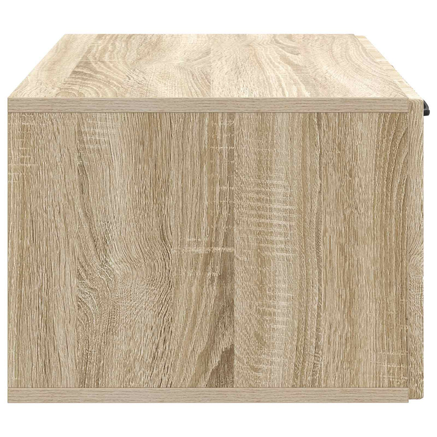 Wandbeugel TV-kast Sonoma Eiken 59,5 x 41 x 30 cm Bewerkt hout
