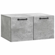 Tv-kast 59,5x41x30 cm bewerkt hout betongrijs