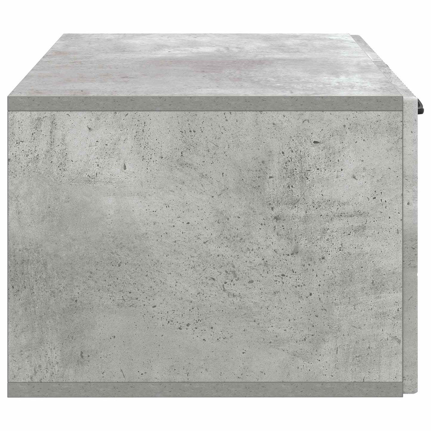 Wandbeugel TV-kast Betongrijs 59,5 x 41 x 30 cm Bewerkt hout