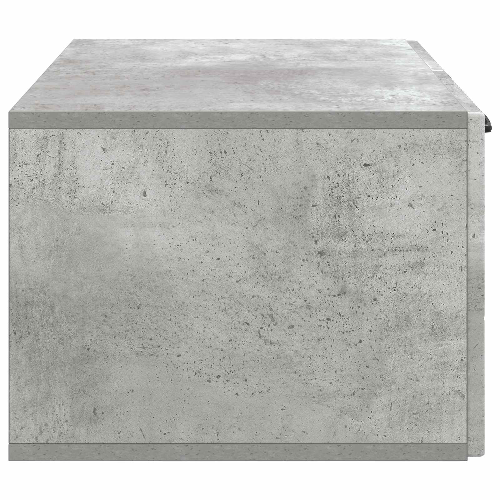 Wandbeugel TV-kast Betongrijs 59,5 x 41 x 30 cm Bewerkt hout
