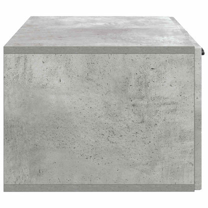 Wandbeugel TV-kast Betongrijs 59,5 x 41 x 30 cm Bewerkt hout