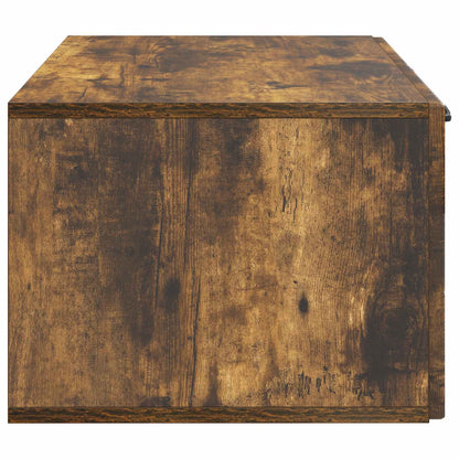 Wandbeugel TV-kast Gerookt eiken 59,5 x 41 x 30 cm Bewerkt hout