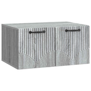Wandkast 59,5x41x30 cm bewerkt hout grijs