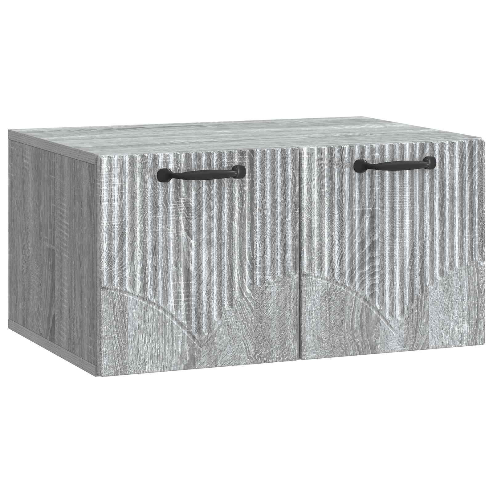 Wandbeugel TV-kast Grijs sonoma 59,5 x 41 x 30 cm Bewerkt hout