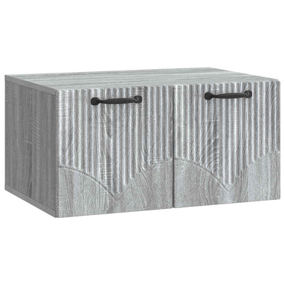 Wandbeugel TV-kast Grijs sonoma 59,5 x 41 x 30 cm Bewerkt hout