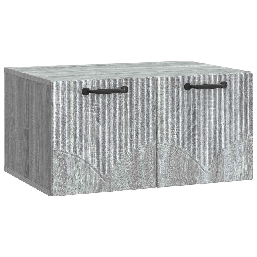 Wandbeugel TV-kast Grijs sonoma 59,5 x 41 x 30 cm Bewerkt hout