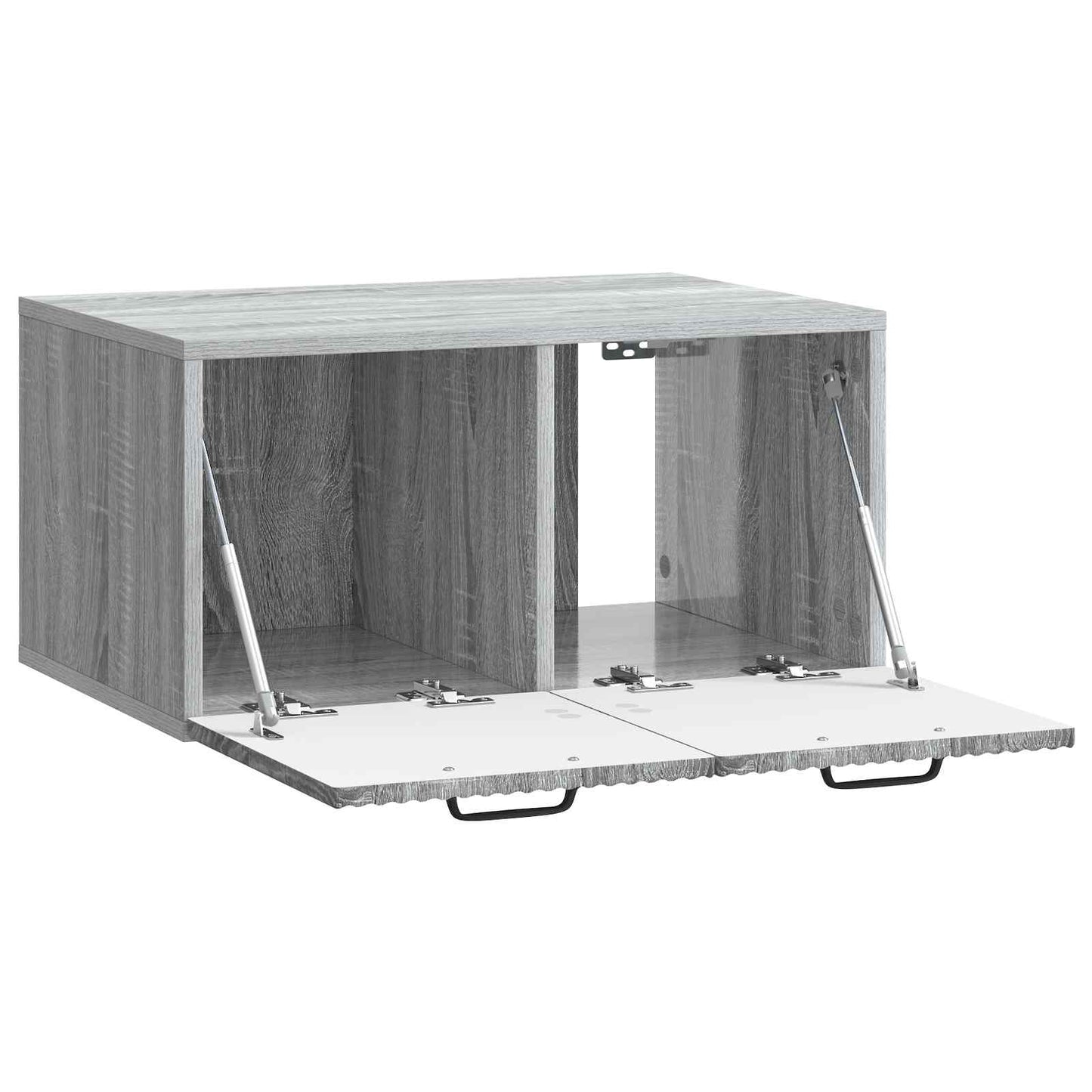 Wandbeugel TV-kast Grijs sonoma 59,5 x 41 x 30 cm Bewerkt hout
