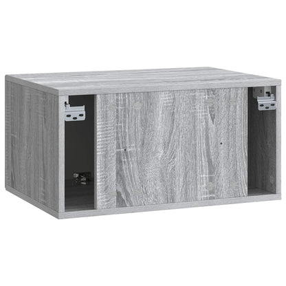 Wandbeugel TV-kast Grijs sonoma 59,5 x 41 x 30 cm Bewerkt hout