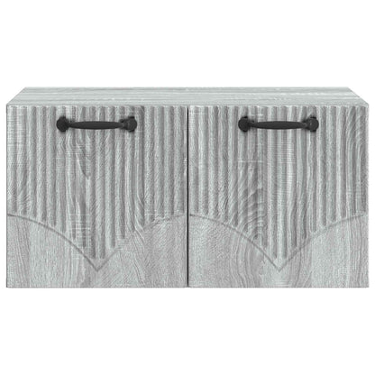 Wandbeugel TV-kast Grijs sonoma 59,5 x 41 x 30 cm Bewerkt hout