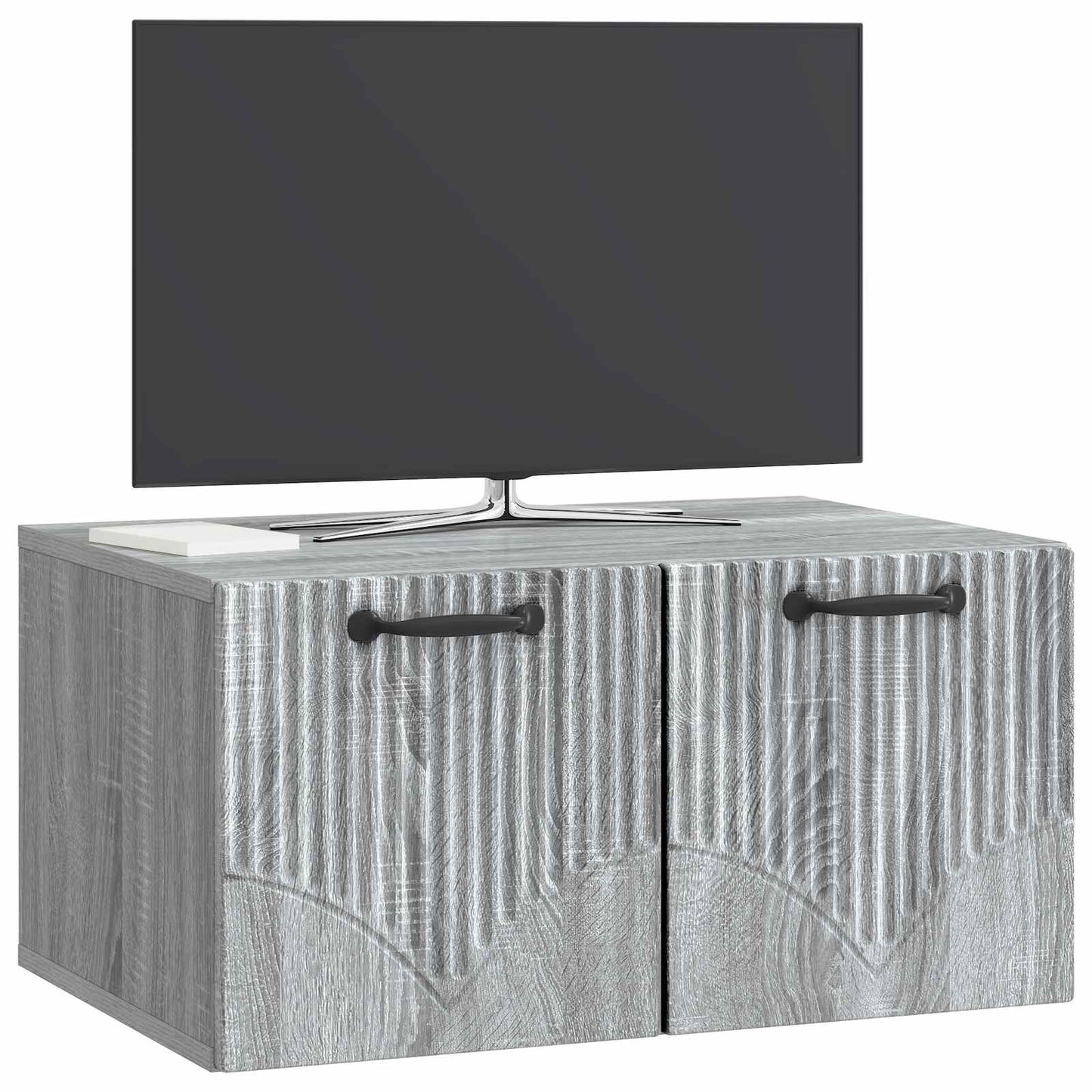 Wandbeugel TV-kast Grijs sonoma 59,5 x 41 x 30 cm Bewerkt hout
