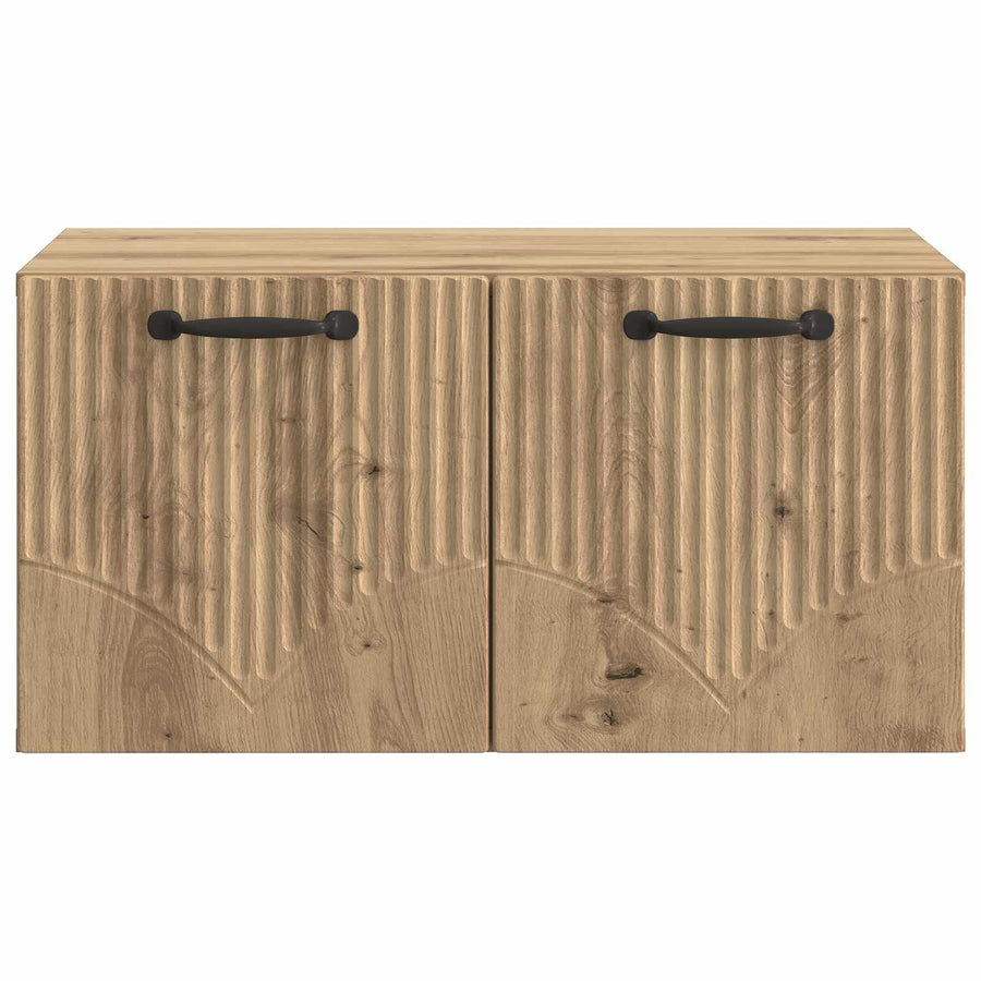 Wandbeugel TV-kast Artisanaal eiken 59,5 x 41 x 30 cm
