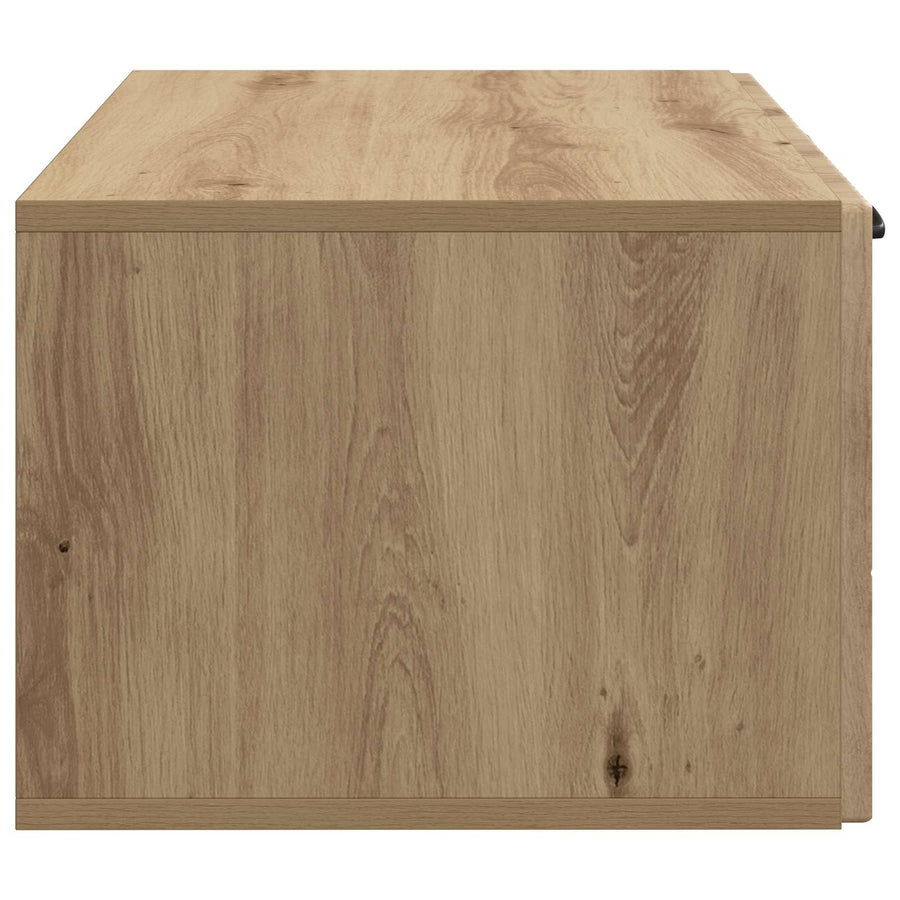 Wandbeugel TV-kast Artisanaal eiken 59,5 x 41 x 30 cm