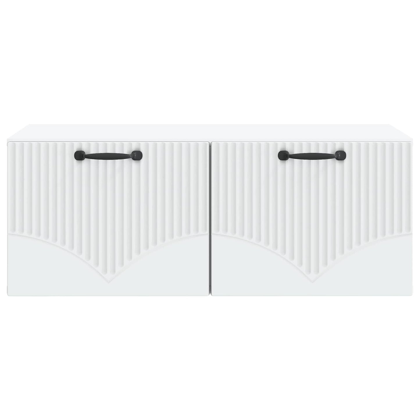 Wandbeugel TV-kast Wit 78,5 x 41 x 30 cm Bewerkt hout