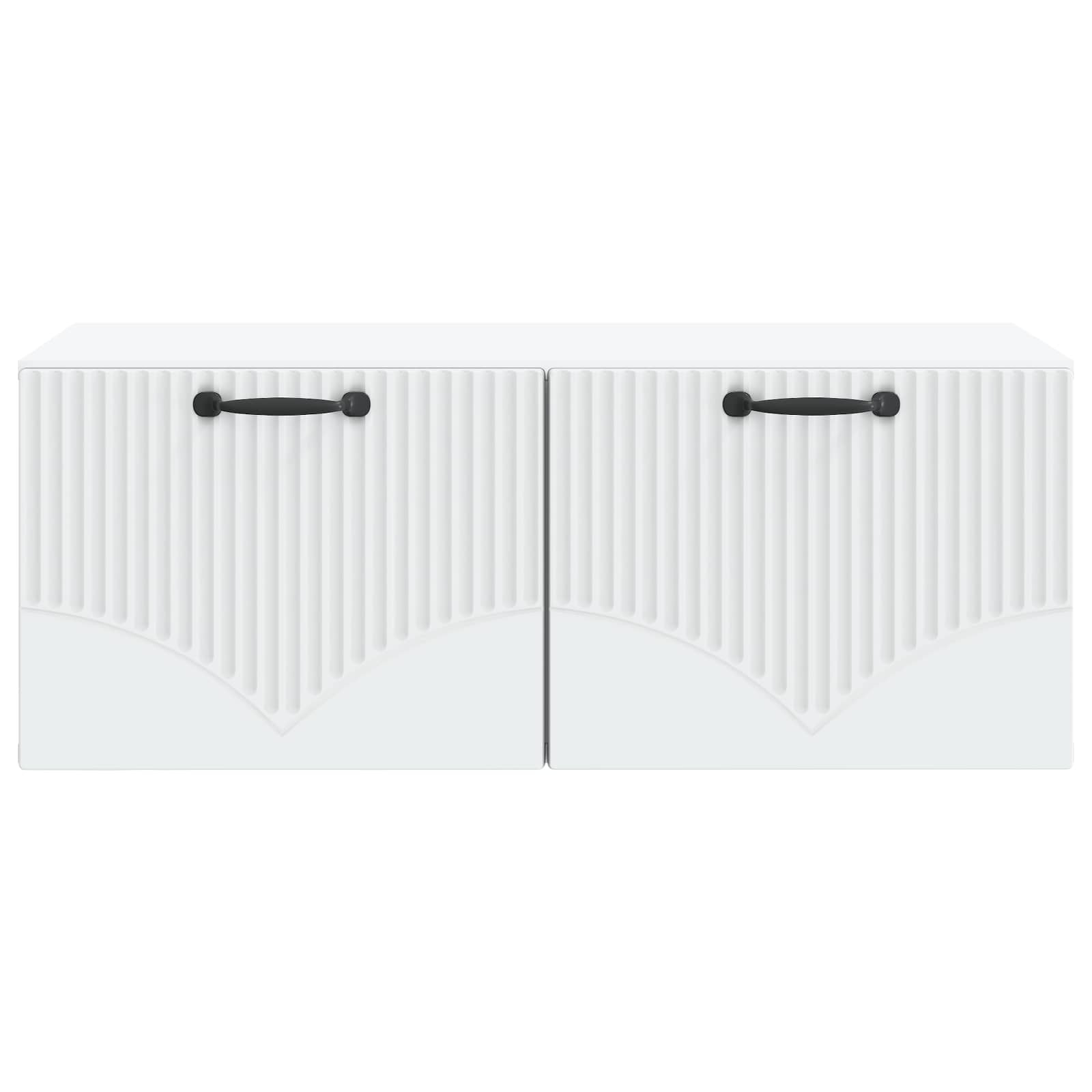 Wandbeugel TV-kast Wit 78,5 x 41 x 30 cm Bewerkt hout